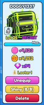 Buble Gum Simulator Infinity - BGSI - Secret - 4