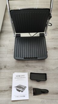 Elektrický gril SOKANY KJ-210 – výkonný kontaktní gril 2000W - 4