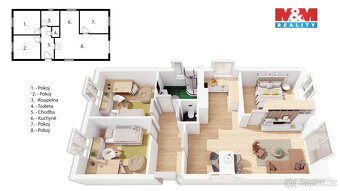 Prodej domu 4+kk na pozemku 700 m2, ul. Průmyslová, Jesenice - 4
