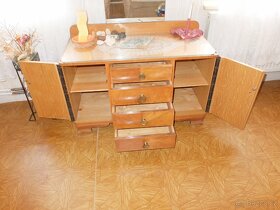 Starožitná toaletka a noční stolky 30.léta - 4
