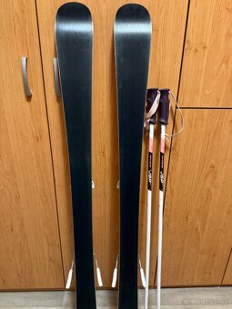 Dětské lyže 130 cm + lyžáky - 4