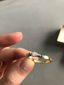 Zlatá souprava, náušnice a prsten - 4