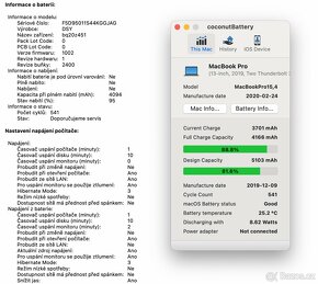Macbook PRO 13, 2019, 16GB, čtyřjádro - 4