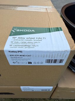 NOVÁ originál kola Škoda HALTI 19” Kodiaq, 5x112 - 4