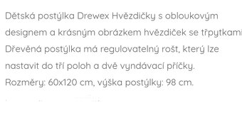 Dětská postýlka Drewex - 4