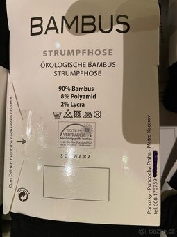 Výprodej zrušené Prod.Německé Bambusové sportovní punčocháče - 4