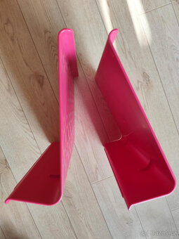 Ikea - plastová podložka, podpěra na NB, knížku-růžové BRADA - 4