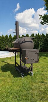 Velký zahradní BBQ Gril (Americký styl) SMOKER - 4