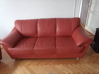 Prodám koženou sedací soupravu - 4