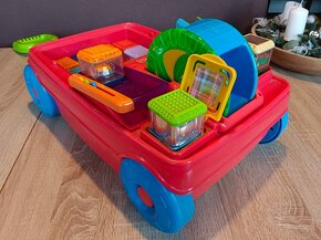 Fisher Price Vozík + 12 kostek - 4