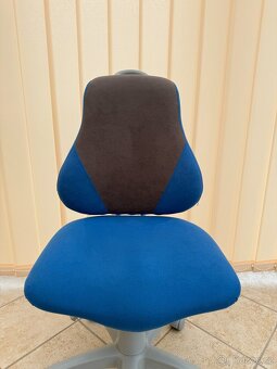 Dětská rostoucí židle Fuxo V-line - modrá/šedá - 4