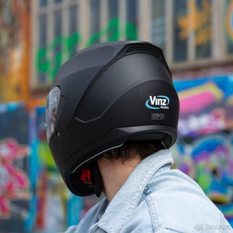 VINZ Integrální helma Vigo s plným hledím - 4