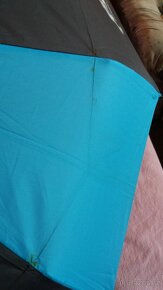 Dětský skládací deštník modrošedý s autem - 4