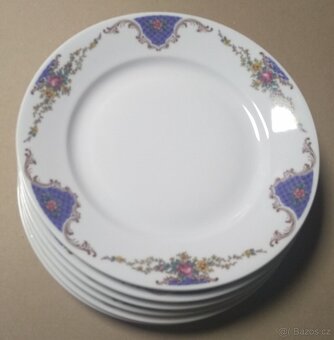 Porcelánové mělké talíře po babičce - Thun - Athos - 4