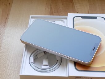 APPLE iPhone 12 64GB White - ZÁRUKA - PĚKNÝ STAV - 4