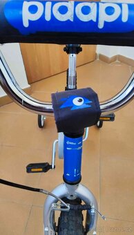 Dětské kolo Yedoo Pidapi 16" Alu světlé-modá včetně koleček - 4