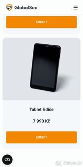 Tablet řidiče - 4