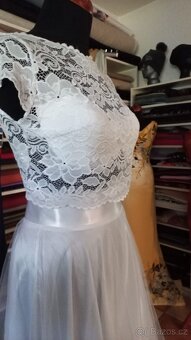 Dvojdílné svatebni šaty BOHO - 4