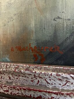 Antonín Marek Machourek olej na plátně - 4