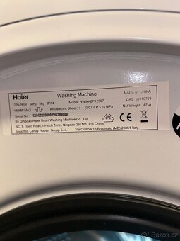 Malá tichá úsporná pračka Haier HW50-BP12307 - 4