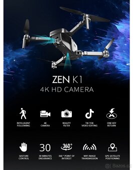 VISUO ZEN K1 – skládací GPS dron s 4K kamerou - 4