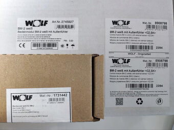 Ovládací modul BM-2 k plynovému kotli WOLF - 4