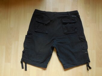 pánské Brandit černé kraťasy kapsáče zip XL-XXL p.100cm - 4