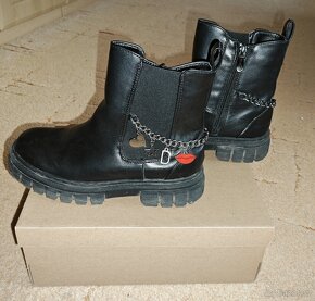 Dětská kotníková obuv DeeZee vel. 35 - 4