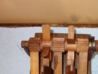 Stará velikonoční hrkačka-klapačka, super model - 4