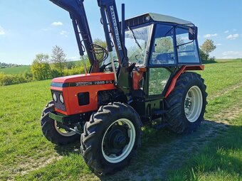ZETOR 7245 S ČELNÍM NAKLADAČEM QUICKE 520 - 4