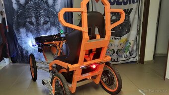 Terénny vozik 2x 1500W 40km/h dojazd 50km aj pre vozičkárov - 4