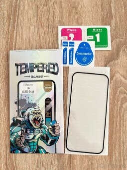 Sklo na iPhone 16/16 pro/ 16plus/ 16 promax Full-Cover - 4