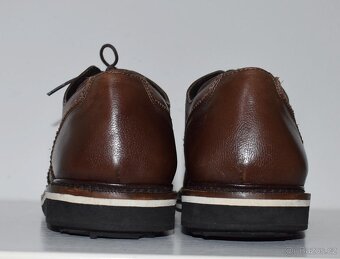 Pánské kožené boty brogue derby, vel. 43 - 4