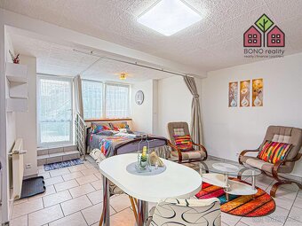 Byt, OV, 1+kk, 34 m2, po revitalizaci, plně zařízeno, terasa - 4