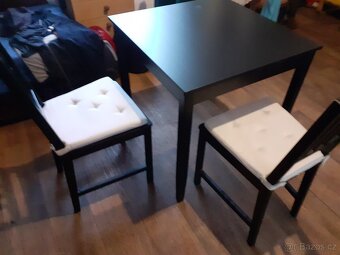 Ikea stůl Lerhamn a 2 židle Stefan - 4