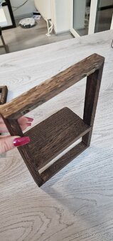 Rustikální krásné poličky nové - 4