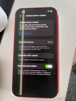 Prodám Iphone 13 256gb (RED) - 4