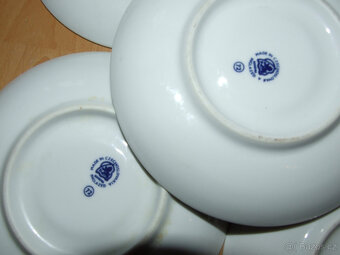 5x talířek raritní vzor, porcelánka Nová role ČSSR + další - 4