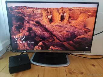 25"AOC + miniPC UMAX U-Box J50 Pro UHD 4K Windows 11 Pro CZ - 4