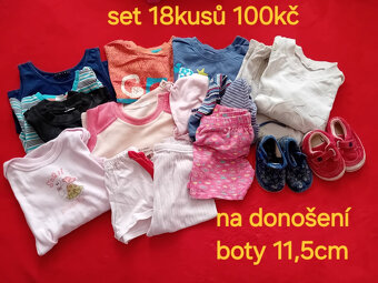sety oblečení holka a kluk 92-104 více setů - 4