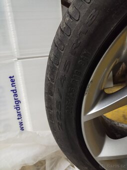 Prodám ALU s PNEU BMW 225/45/18 - 4