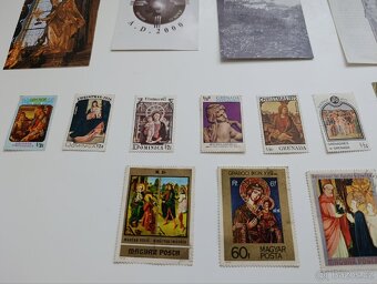 Poštovní známky a obrázky s křesťanství z roku 1974-1977 - 4