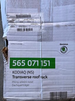 Příčníky Škoda Kodiaq 1 - 4