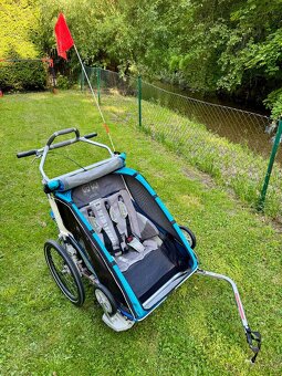 Chariot CX2 vč. setu pro kolo a běh/brusle - 4