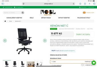 Kancelářská židle Profim Xenon - 2 ks - 4
