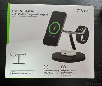 Belkin Boost Charge PRO 3-in-1 Wireless Charger with MagSafe - 4