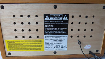 Rádio v retro stylu Hyundai RA302SUD - 4