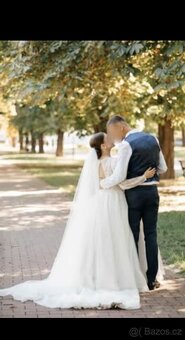 Prodám svatební šaty manželský - 4