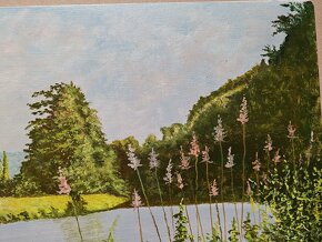 Ručně malovaný obraz bez rámu - 4