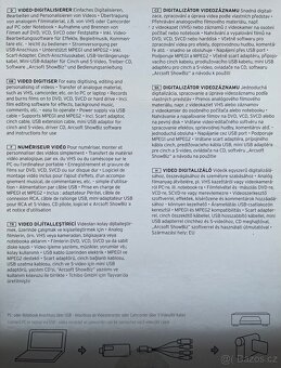 Digitalizátor videozáznamu – nový, vč.adaptérů, kabelů, ovla - 4